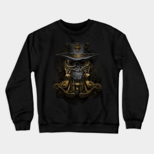 steampunk skull Crewneck Sweatshirt